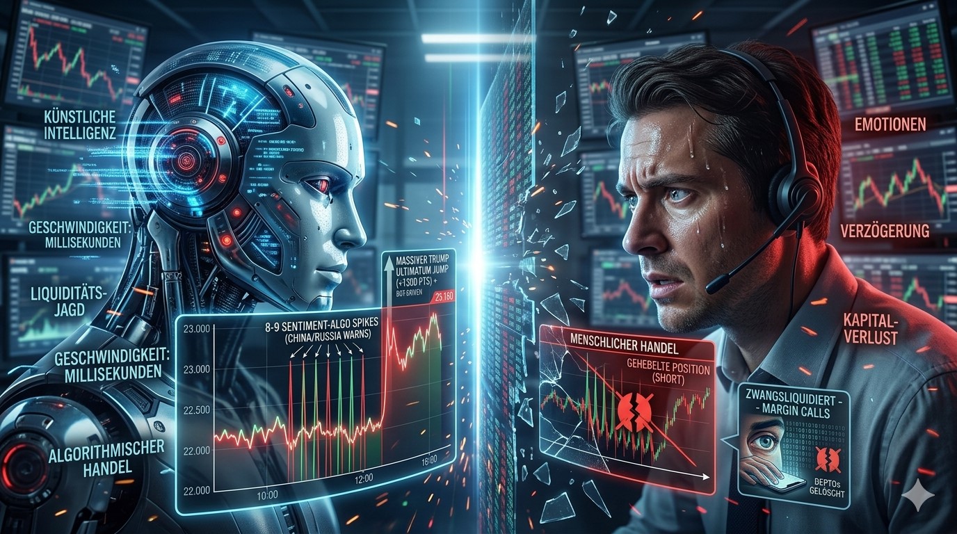 Dax springt um 1300 Punkte – Menschen versus Bots im Trading