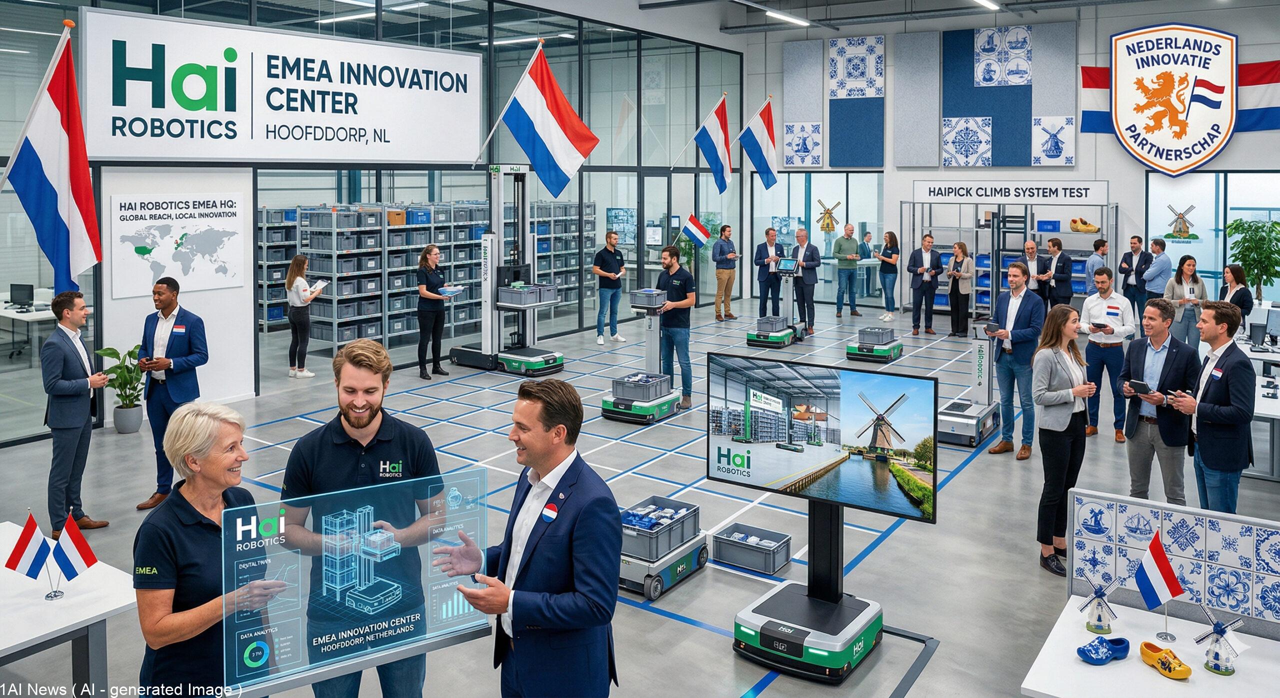 via roboticsandautomationnews.comHai Robotics eröffnet Innovationszentrum in Hoofddorp